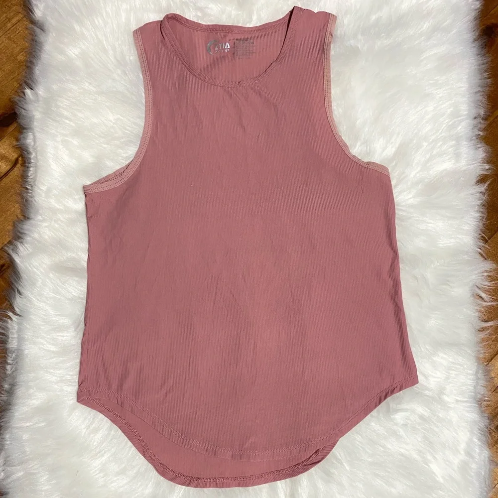 Zyia Premium Ribbed Tank in Poppy size Small - Picture 4 of 6